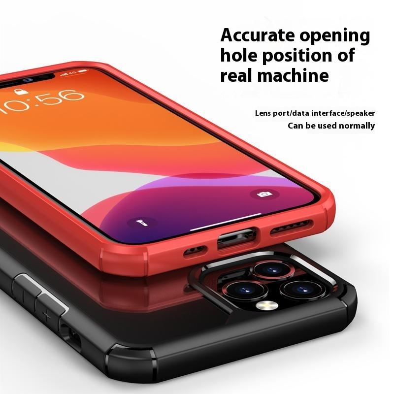 For iPhone 11 Pro Case Anti-Scratch TPU+PC Clear Back Shell