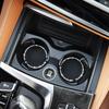 TOMALL Bling Crystal Car Cup Holder Coaster Engine Start Stop Button Cover Compatible with Lexus RX350 GS ES NX Shiny Diamond Car Logo Emblem Sticker
