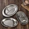Oval Shaped French Fry Dish Thickened Serving Tray Simple Chips Dip Plates  Kitchen