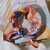 Silk Spring and Summer Silk Scarves, Seven-color Scarves, Small Necker Scarves, Digital Printed Silk Scarves, Small Square Scarves
