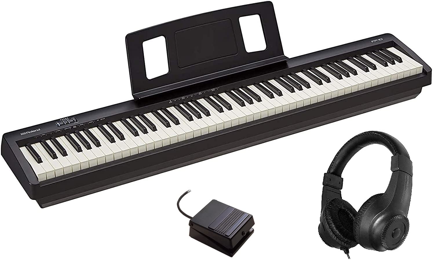

Roland Електронне піаніно Roland FP Series FP-10 BK (Набір навушників) чорний
