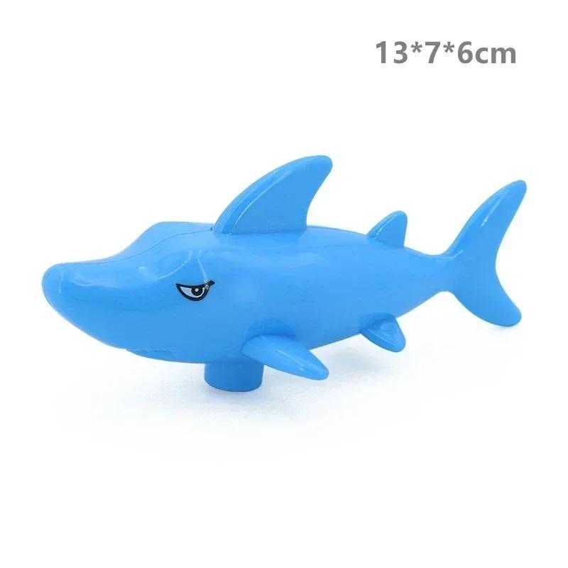 Velké stavební kostky Jurský svět Dinosauři Rex Figurky Mořská zvířata Kompatibilní Velké kostky Vzdělávací Dětské Hračky