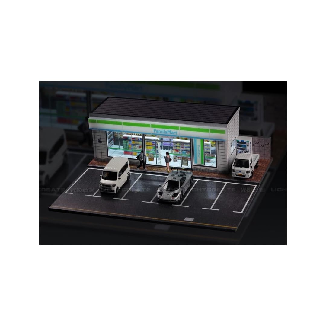 

Миниатюрная диорама парковки для магазина 24DY03, масштаб 1/64 зелёный