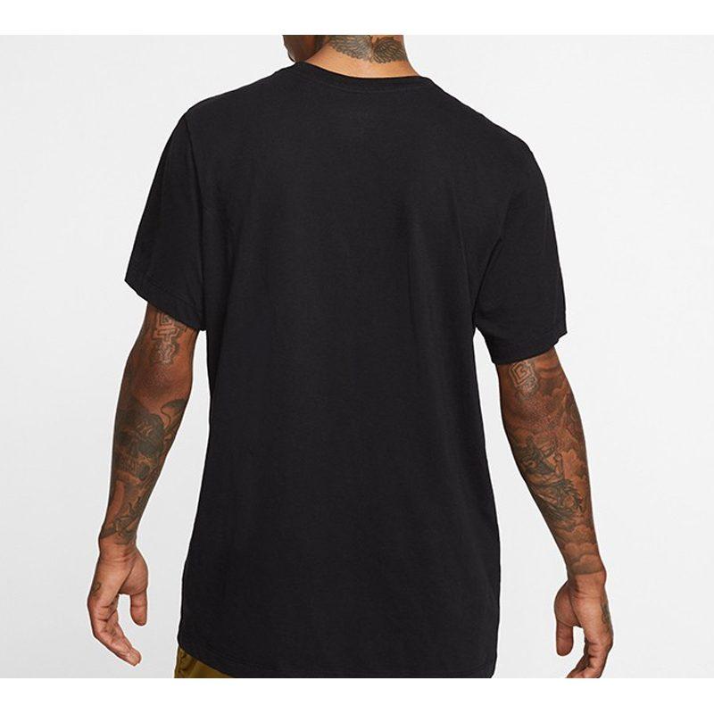 Jordan T Shirts Men's Black Crew Neck Moderate Straight Fit AT8926-010