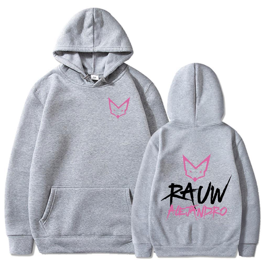 Singer Rauw Alejandro Hoodies Men Women Fashion Vintage Pullovers Hoodie Male Hip Hop Gothic Oversized Sweatshirts Streetwear