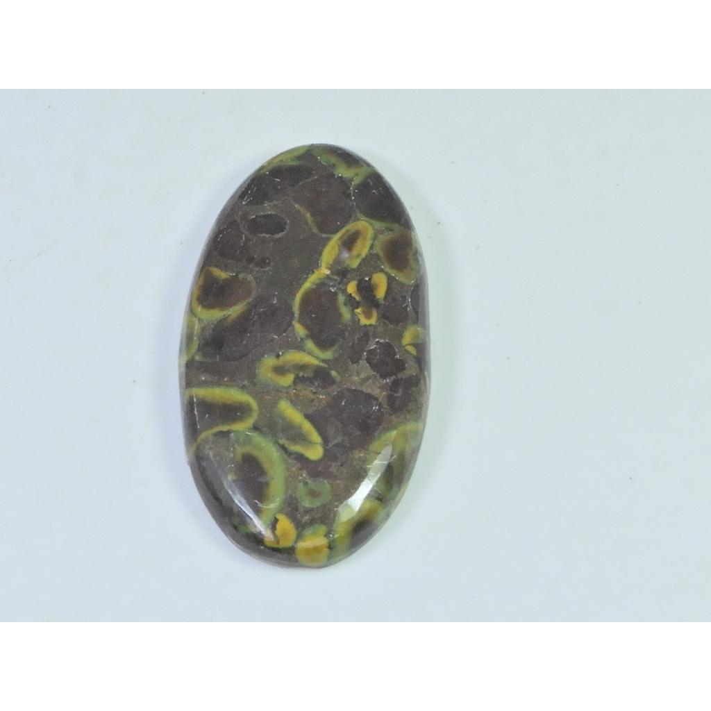 24X45X06MM Natural Fruit Jasper Oval Cabochon Loose Gemstone 62Cts. B-344