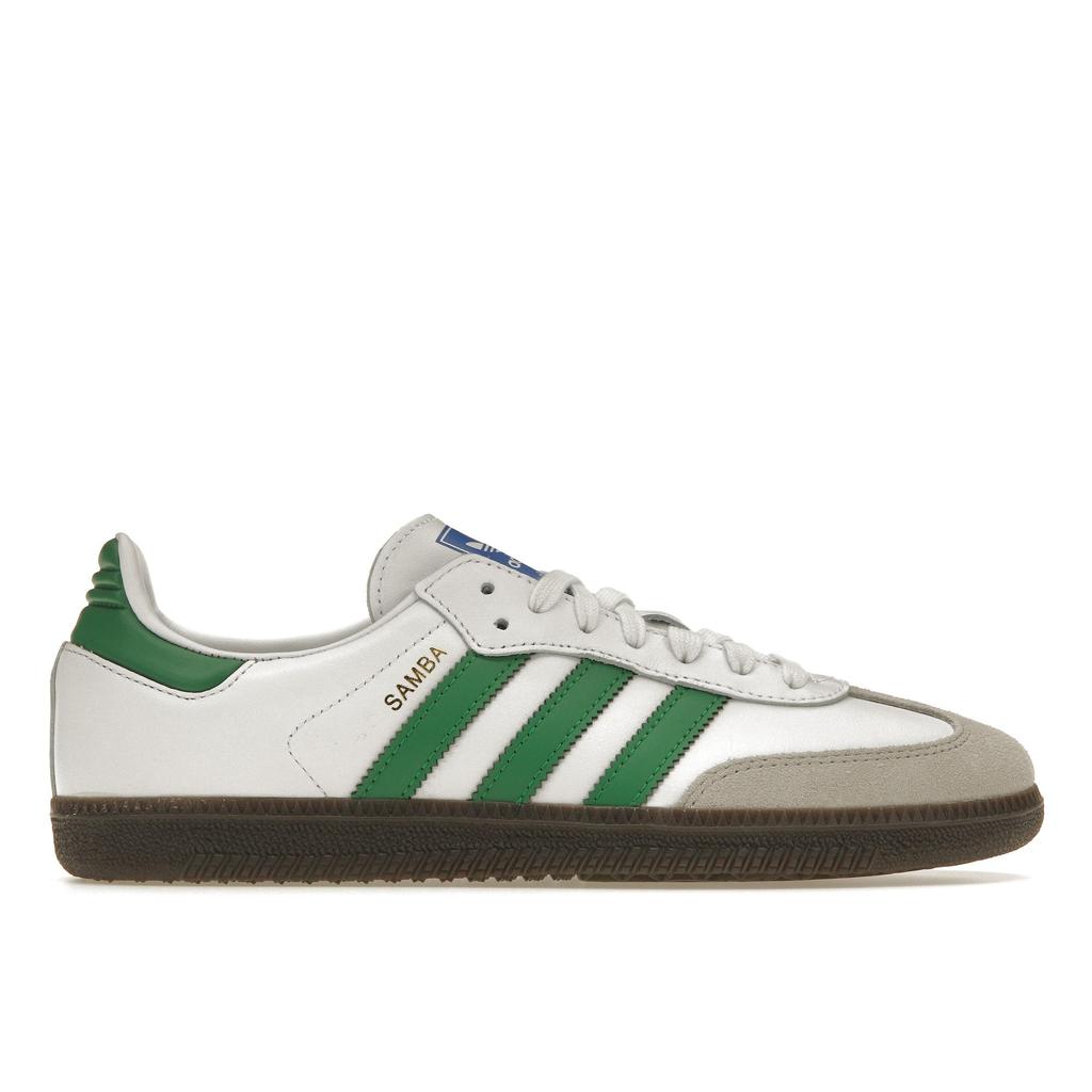 Adidas Samba OG White Green Unisex Sneakers Cloud-White Supplier-Colour IG1024
