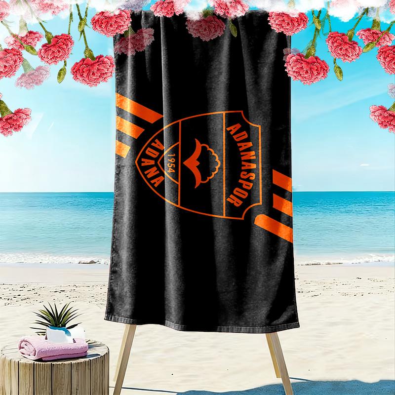 Adanaspor Print Beach Towel, Large Soft Quick Dry Towel for Beach Camping Swimming