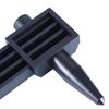 Wheel Hub Hole Distance Measuring Tool Black Sliding Hub Sheet Metal Ruler Ruler Holes Gauge Ruler Lugs 8 PCD Plastic Pitch F2S5