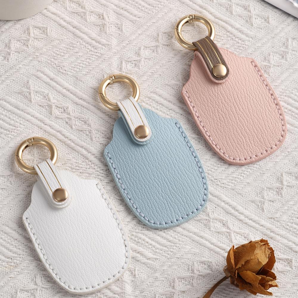 Leather Car Key Case Fob Cover For Hyundai I30 Ix35 Kona Encino Solaris Azera Grandeur Ig Accent Santa Fe Palisade Lafesta