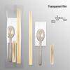 bamboo chopstick & spoon set, 10+ pairs