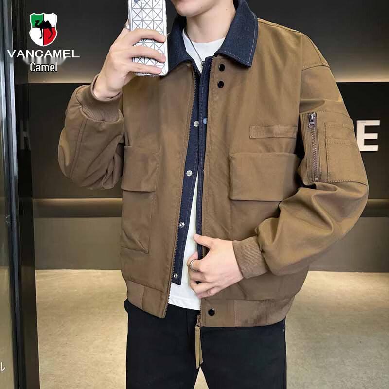 

Мужская ретро рабочая куртка свободного кроя VANCAMEL 2XL