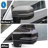 Auto Rearview Mirror Cap Rain Shade Rainproof Mirror Eyebrow Frame Decoration Cover Trim ABS Accessories For HAVAL H3 2024 2025