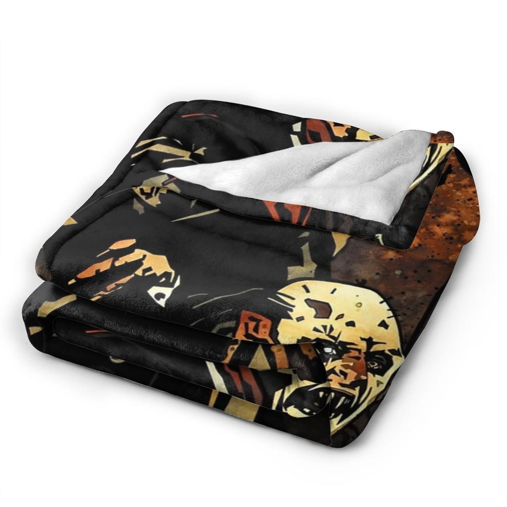 Masquerade Clan Nosferatu Revised Knitted Blankets Flannel  Super Warm Throw Blankets for Airplane Travel Bedspread