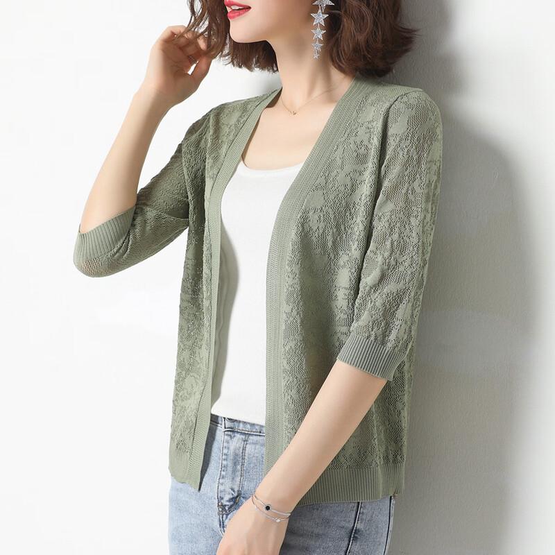 Women s Stylish Thin Loose Knit Cardigan L