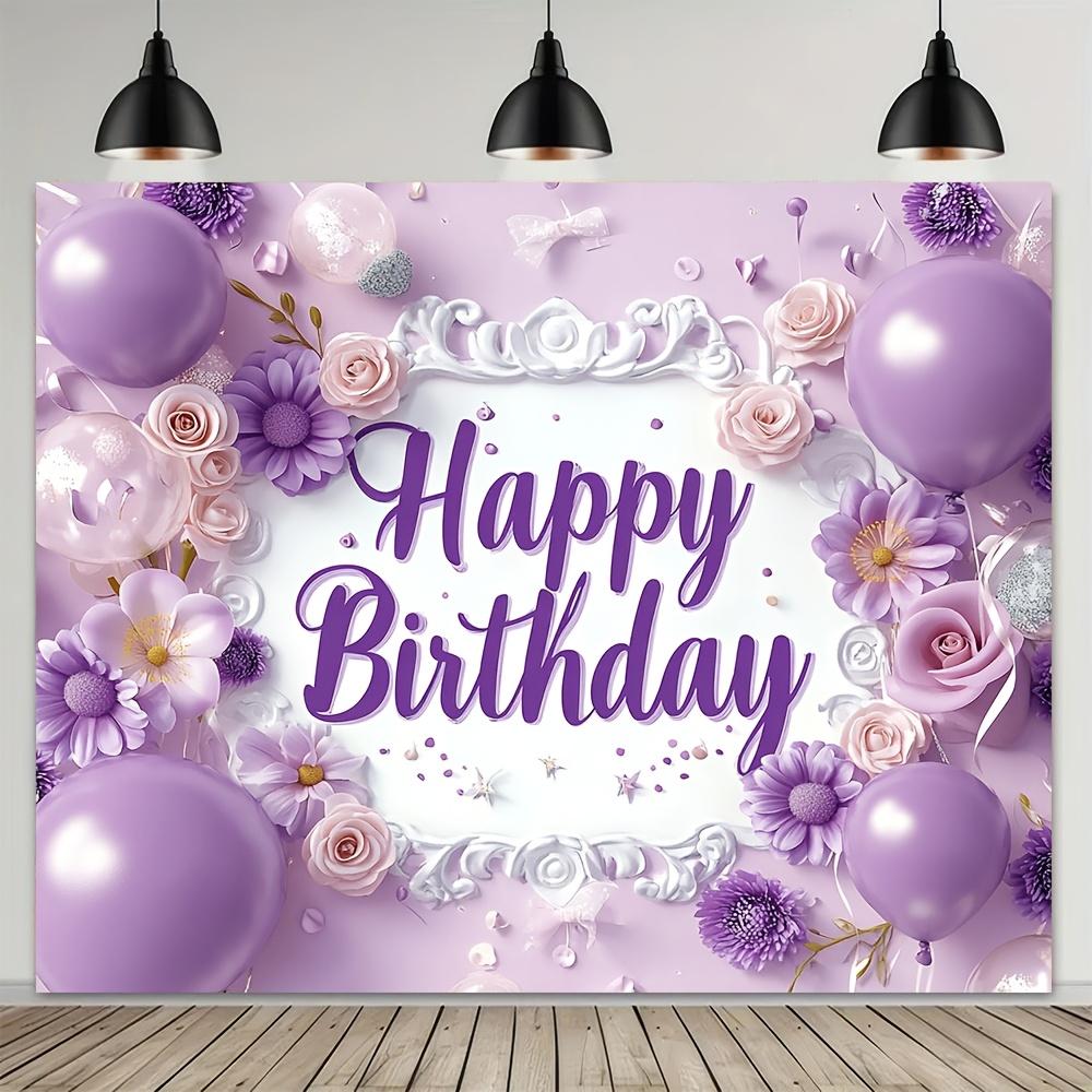 1Pcs Happy Birthday Backdrop Featuring Decoration Background Winter Backdrop Decorations For Photo Studio Photo Booth Christ
