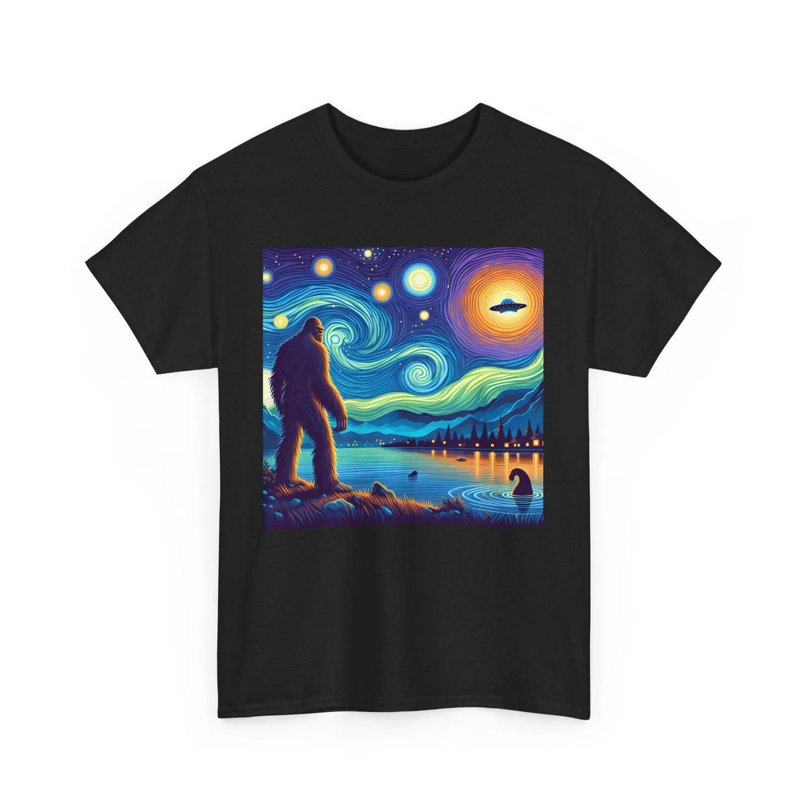 Starry Night Fantasy T-Shirt | Inspired by Van Gogh’s Artwork 3XL