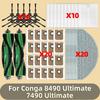 Fit For Conga 8490 Ultimate / 7490 Ultimate Vacuum Parts MainRoller Side Brush Dust Bag Mop Cloth Pads Filter Hepa Accessories