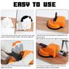 Floor Gap Fixer Tool,Plank Grabber with 4.84'' ,Suction Cup for Laminate Wood Tile Vinyl