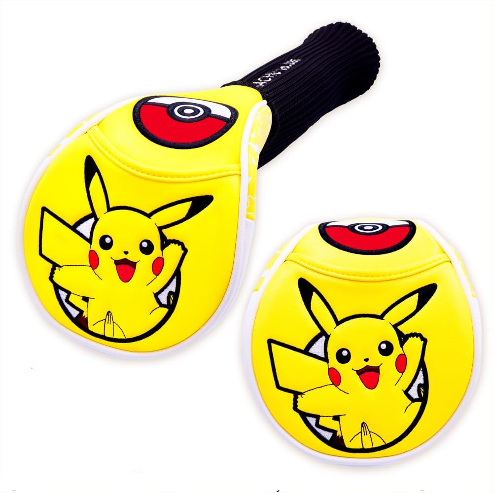 Носочный чехол для клюшки-драйвера 460cc с Пикачу из Покемонов, Лицензионный продукт (Пикачу Водитель (PMSH001))