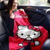 1pc. Hello Kitty Cute Cartoon Blanket - Perfect for Home, Office, Outdoor Use, Gift Idea, Suitable for Al