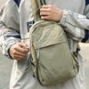 Schoolbag Multifunctional Breast Bag New Men's and Women's Travel Versatile Solid Color Shoulder Bag Dual-purpose Backpack Crossbody Bag
