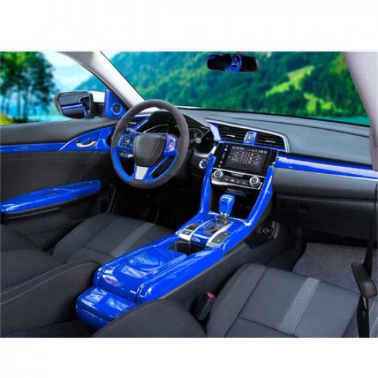Headlight Switch Control Frame Cover For Honda Civic 10th 2016- Bright Blue
