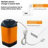 Portable Electric Shower Rechargeable Water Pump Self-Priming Shower Head for Home Dorm Camping Outdoor Bath