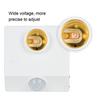 Infrared Sensor Motion Switch Adjustable E27 Light Socket for LED Bulb Appliances