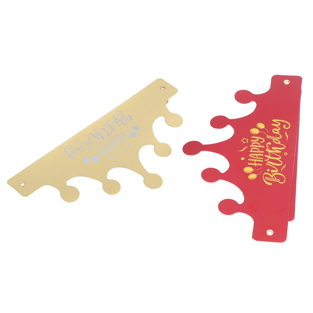 40pcs Paper Crowns Cute Shape Small Compact Attractive Decorative 22..5cm Birthday Crowns for Gr