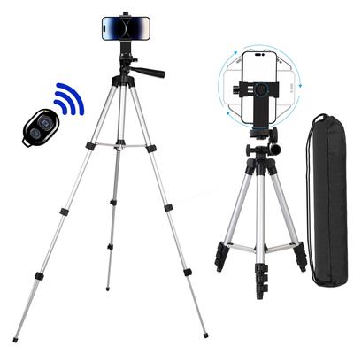 Phone Tripod Stand 1m With 360 Degree Rotating Clip 1/4 Screw Adapter Universal Photography for iPhone Xiaomi Video Shooting