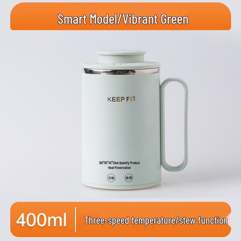 Portable Electric Tea Kettle with Timer and Infuser - All-in-One Stewing and Boiling Cup