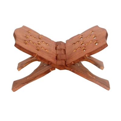 Classical Youth Book Stand/Holder/Rest/Keep for Home/Work Space/Religious Places -(Sheesham Wood, Brown, Size: 13 Inches)
