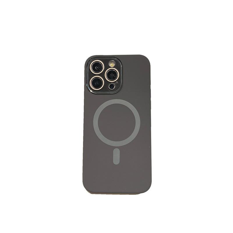 Liquid Silicone Magnetic Phone Case For Iphone 17promax With Shockproof And Antifingerprint Design