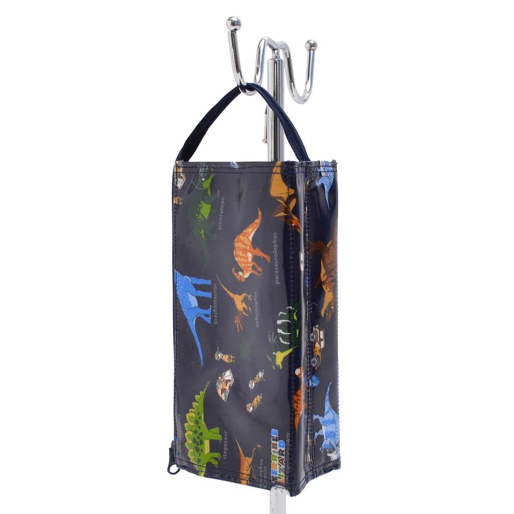 COLORFUL CANDY STYLE Pen Dinosaur Continent for Boys Case/Pouch Discover! Explore! (Navy) (C8801400)