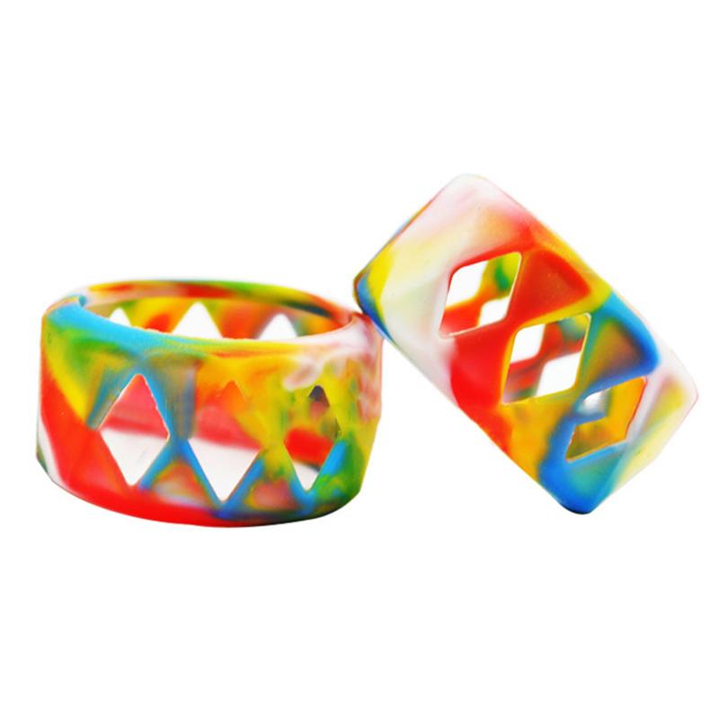 Silicone Case Protection Non-Slip Band Ring For Bulb Glass Tube Tank Accessories