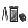 Fashion Adjustable Strap Waterproof Phone Pouch Armband Lightweight Transparent Hanging Neck Bag PVC Touch Screen Dry Bag Pool