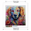 New Arrival 5D DIY Full Circle Diamond Painting "Colorful Puppy" Embroidery Cross Stitch Home Decor Gift
