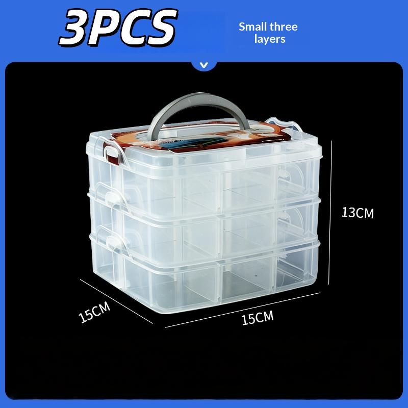 1/3 Stuks Sieraden Oorbellen Doos Container 15/18/24/28/30/36 Vakjes Transparante Plastic Compartiment Doos Schroef Gereedschap Opbergdozen