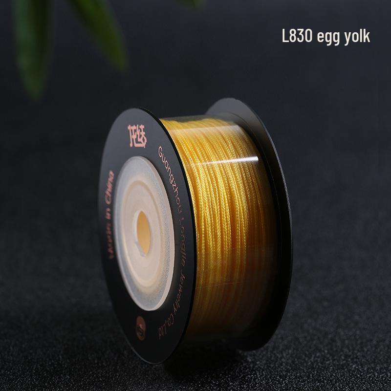 Dragon Knot High-A Jade Thread: Eco-friendly, Colorfast Jewelry Weaving Cord, 79 Colors, Handmade DIY Bracelet Material.