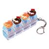 Fingertip Button Toy Fidget Key Chain Creative Mini Keyboard Pendant Keycap Keychain  Key Decor