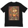 Aztec Garfield Warrior T-Shirt, Funny Tribal Cat Shirt, Ancient Jaguar Cat Graphic Tee