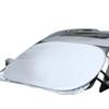 Universal Car Sunshade Flocking Version: Front Windshield Heat Insulation and Sun Protection