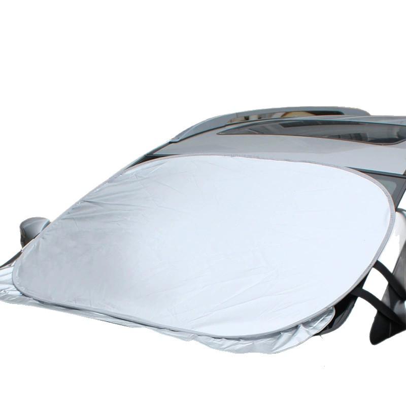 Universal Car Sunshade Flocking Version: Front Windshield Heat Insulation and Sun Protection