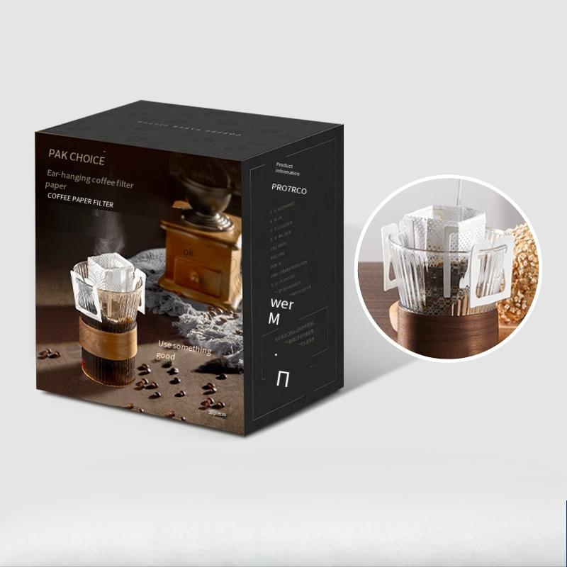 1 stk Hengende Øre Filterpose Kaffefilterpose Håndbrygget Kaffefilterpapir Hengende Øre Kaffepose Dryppkaffe Innerpose