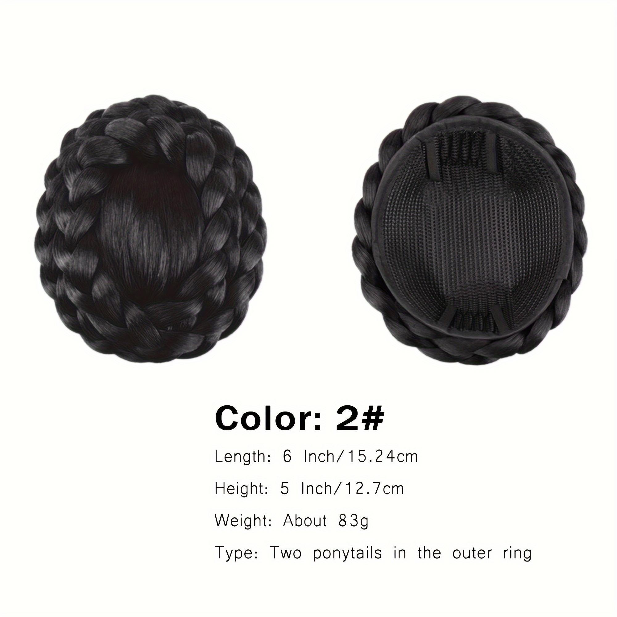 

Элегантный 6-дюймовый синтетический плетеный пучок волос — прическа с шиньоном на клипсе для женщин и девочек, универсальное ежедневное использование