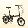 Sanhe Ma 16" Folding Lightweight Bicycle with Disc Brakes - Adjustable Speed for Adults and Students