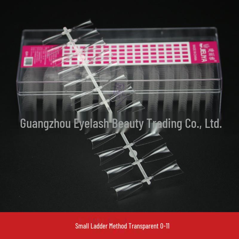 Crescent Curve Ultra Thin Shallow Half Cover Nail Tips - Transparent Frosted Milky White Extension for Salon Nail Art.