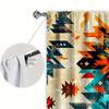 Tribal Art Printed Curtain for Home Decor - Rod Pocket Window Treatment for Bedroom, Kitchen, Living Room