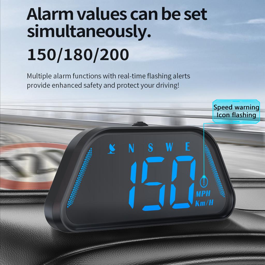 G23 Universal In-Vehicle Hud Head-Up Display With Digital Speedometer And Overspeed Alarm Function Suitable For All Vehicles.